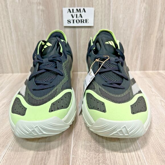 Adidas Adizero Select 2.0 Black Lime Green Basketball Shoes Mens Sz 11.5 IE7870 main image 4